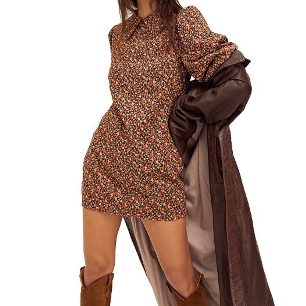 NWT Free People Prairie mini dress Sz 0